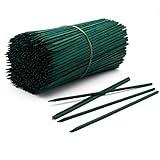 Royal Imports Green Wood Plant Stake, Floral Picks, Wooden Sign Posting Garden Sticks (Approx 100 Pcs) - 8 Inch