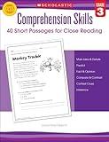 Comprehension Skills: Short Passages for Close Reading: Grade 3