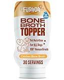 Furvor Chicken Bone Broth for Dogs - Collagen Protein Supplement for Digestion, Mobility, Coat, Immunity, Healthy Dog Food Topper, Meal Boost Gravy, Grain Free, Just Add Water, Made in USA, 16 oz