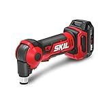 SKIL PWR CORE 12 Brushless 12V Auto Hammer Kit includes 2.0Ah Lithium Battery and PWR JUMP Charger - AH6552A-10, Red