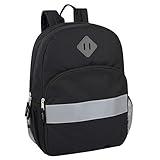 Trail maker Kids Reflective Backpack for School, Colorful Backpack with Reflector Strips, Side Pocket, Padded Straps