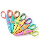 Mr. Pen- Craft Scissors Decorative Edge, 6 Pack, Craft Scissors, Zig Zag Scissors, Decorative Scissors, Scrapbooking Scissors, Fancy Scissors, Scissors for Crafting, Pattern Scissors, Design Scissors