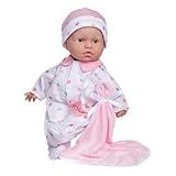 JC Toys La Baby Caucasian Baby Doll Set – 11 Inch Soft Baby Doll | Washable |Removable Pink Outfit w/ Hat & Blanket | For Children 12 Months +