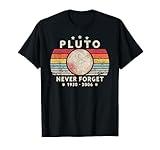 Never Forget Pluto Shirt. Retro Style Funny Space, Science T-Shirt