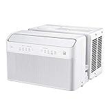 Midea U-Shaped Inverter Window Air Conditioner 12,000BTU with Open Window Flexibility, Robust Installation,Extreme Quiet, 35% Energy Saving, Smart Control, Alexa, Remote, Bracket Included (Renewed)