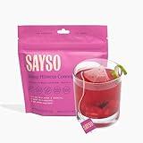 SAYSO: Skinny Hibiscus Cosmo Craft Cocktail Tea Bag | Enjoy an Instant Cosmopolitan or Mocktail in Under 1 Min, All-Natural, <1G Sugar, 10 Calories, Vegan, Kosher, Non-GMO, 8 Count