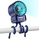 AMTIFO Stroller Fan Portable for Baby: Travel Cooling Fan for for Car Seat Bed Beach Bike