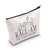 LEVLO The Frasier Fans Cosmetic Make Up Bag The Frasier TV Show Lover Gift Kacl-Am 780-Talk Radio Frasier Makeup Zipper Pouch Bag (Kacl-Am 780)