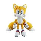 Adenzai Yellow Sonic Plush Action Figure Animal Hedgehog Super Sonic Ray Flying Squirrel Movie Plush Gift Plush for Kids Boys & Girls Sonic The Hedgehog Toy Tails Plush, Knuckles Plush 12 Inches…