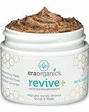 Era Organics Microdermabrasion Facial Scrub & Face Exfoliator - Spa Quality Exfoliating Mask with Manuka Honey Walnut Moisturizing Exfoliant for Dry Skin, Blackheads Wrinkles (2 oz)