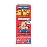 Boudreaux's Butt Paste Maximum Strength Diaper Rash Cream, Ointment for Baby, 2 oz Tube