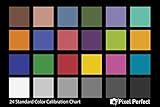 Pixel Perfect Camera Colour Correction Card – 4x6 for Photo and Video - Reference Tool Grey Card Target White Balance Exposure Temperature Colour Calibration Chart, Set of 2