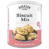 Augason Farms Buttermilk (No Leavening) Biscuit Mix 2 lbs 15 oz No. 10 Can, 5-80410