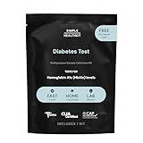 Simple HealthKit At-Home Diabetes Test Kit for Hemoglobin A1c (HbA1c) Levels - Diabetes Testing Kit - Pre-Diabetes Screening - A1c Home Test Kit - Free Follow Up Care & Fast Lab Results