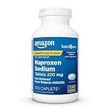 Amazon Basic Care Naproxen Sodium Tablets 220 mg, Pain Reliever/Fever Reducer (NSAID), Muscular Aches, Backache, Headache, Toothache, Minor Arthritis Pain Relief and More, 300 Count