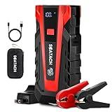 Scatach 011 3000A Car Battery Jump Starter,12V Jump Starter Battery Pack (up to 9.0L Gasoline and 7.0L Diesel Engine), Portable Jump Box with 3 Modes Flashlight and Jumper Cable