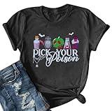 Chillin Like a Villain Shirt Women Maleficent Shirt Letters Print Short Sleeve Holiday Descendants Tee Tops Charcoal Grey