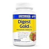 Enzymedica Digest Gold + ATPro, Maximum Strength Digestive Enzymes, Helps Digest Large Meals for Instant Bloating Relief, 90 Count