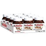 Nutella Hazelnut Spread With Cocoa For Breakfast, Bulk 12 Pack, 7.7 Oz Per Jar