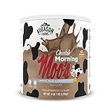 Augason Farms Morning Moo's Chocolate Low Fat Milk Alternative 4 lbs 7 oz No. 10 Can