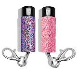 Guard Dog Security Bling it On Pepper Spray, Keychain with Safety Twist Top, Mini and Easy Carry, Lightweight and Fashionable, Maximum Police Strength OC Spray, 16 Feet Range, 0.5 fl oz