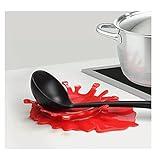 Spoon Rest Holder Silicone Ketchup Shape Holders Splash Spoon Rest by Mustard Kitchen Cooking Aid Cup Holder Creative Gift