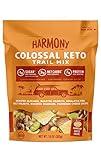 Diamond of California Harmony Colossal Keto Trail Mix with Peanuts, Roasted Edamame, Diamond of California Himalayan Pink Salt Walnuts, and Sonoma Creamery Parmesan Cheese Crisps, 10 Oz, 1 unit