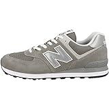 New Balance Men's 574 Core Sneaker, Grey/White, 9