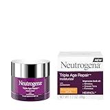 Neutrogena Triple Age Repair Anti-Aging Daily Facial Moisturizer with SPF 25 Sunscreen & Vitamin C, Firming Anti-Wrinkle Face & Neck Cream for Dark Spots, Glycerin & Shea Butter, 1.7 oz