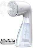 HiLIFE Steamer for Clothes, 1100W Clothes Steamer, Fast Wrinkle Removal with Large 300ml Tank, Ideal for All Fabrics, Easy to Use, Compact and Portable Travel Garment Steamer (white)