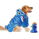 Gimilife Dog Hoodie, Dog Halloween Costume Xmas Pajamas Outfit, Pet Coat Cartoon Costumes for Small Medium Large Dogs and Cats for Halloween Christmas and Winter -M