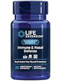 Life Extension FLORASSIST® Immune & Nasal Defense, L. rhamnosus CRL1505, Immune Response, Healthy Nasal Airflow, Seasonal Support, Gluten-Free, Non-GMO, 1 Daily, Vegetarian, 30 Capsules