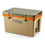 RTIC Ultra-Light 52 Quart Hard Cooler Insulated Portable Ice Chest Box for Beach, Drink, Beverage, Camping, Picnic, Fishing, Boat, Barbecue, 30% Lighter Than Rotomolded Coolers, Trailblazer