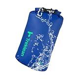 Treklean Dry Bag, Waterproof Floating and Lightweight Dry Bags, Roll Top Sack Keeps Gear Dry, for Kayaking, Rafting, Boating, Swimming, Camping, Hiking, Beach, Fishing outdoor (Blue-5L)