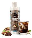 Mushroom Coffee Creamer with MCT Oil by Owl & Ox | L Theanine, Nootropic Superfood Blend, Vegan, Sugar Free, Dairy Free, Adaptogens, Plant Based & Keto Friendly, Hazelnut Chocolate Flavor, 30 Servings