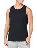 Amazon Essentials Men's Regular-Fit Tank Top, Black, Medium