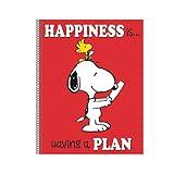 Eureka 866457 Peanuts Undated Record and Lesson Plan Book for Teachers, 167 Pages, Multicolor