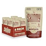 It’s Skinny Fettuccine— High Fiber & Gluten Free Fettuccine Pasta Low Calorie Low Carb Vegan Pasta — Pre-Cooked Konjac Shirataki Noodles, Sugar Free, Keto & Paleo-Friendly (6-Pack)