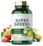 Carlyle Super Greens Capsules | 250 Count | Non-GMO & Gluten Free Supplement