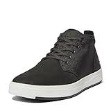 Timberland Men's Davis Square Chukka Shoe, Black Nubuck, 11