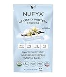 NUFYX® • Heavenly Protein® Powder • World’s Finest 100% Organic American Grown Peas • Vegan • Gluten Free • Low Carb (Creamy Vanilla, Packet)