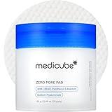 Medicube Zero Pore Pads 2.0, Dual-Textured Facial Toner Pads for Exfoliation and Pore Care with 4.5% AHA Lactic Acid & 0.45% BHA Salicylic Acid, Ideal for All Skin Types, Korean Skin Care (70 Pads)