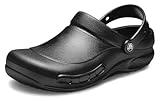 Crocs Unisex-Adult Bistro Clog, Slip Resistant Work Shoe, Black, 9 Women/7 Men