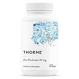 Thorne Zinc Picolinate 30 mg - Well-Absorbed Zinc Supplement for Growth and Immune Function - 60 Capsules