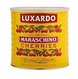 Luxardo The Original Maraschino Cherries | Gourmet Cherries | Ideal for Cocktails & Desserts | Product of Italy, 6.6 Lbs (3kg)