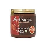 Artisana Organics Hazelnut Cacao Spread, 9.5 oz | No Palm Oil, Sweetened with Coconut Sugar