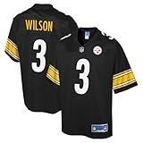 NFL PRO LINE Men's Russell Wilson Black Pittsburgh Steelers Team Player Jersey