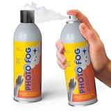 [2 Pack] Photo Fog Atmosphere Spray Made in the USA for Photographers & Filmmakers - Safe Fog Machine Alternative - Smoke in a Can - Haze in a Can - Smoke Bombs for Photography - 8oz Fog Spray Cans