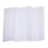 Comfy Package [250 Count] 7.75" High Clear Straws, Disposable Plastic Drinking Straws - Clear