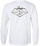 Joe's Surf Shop Mens Surfing 101 Logo Long Sleeve T-Shirt-XL-White/b